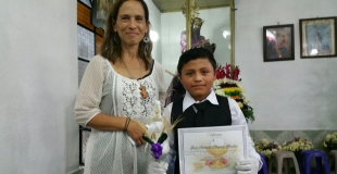 Diane's student with Diploma